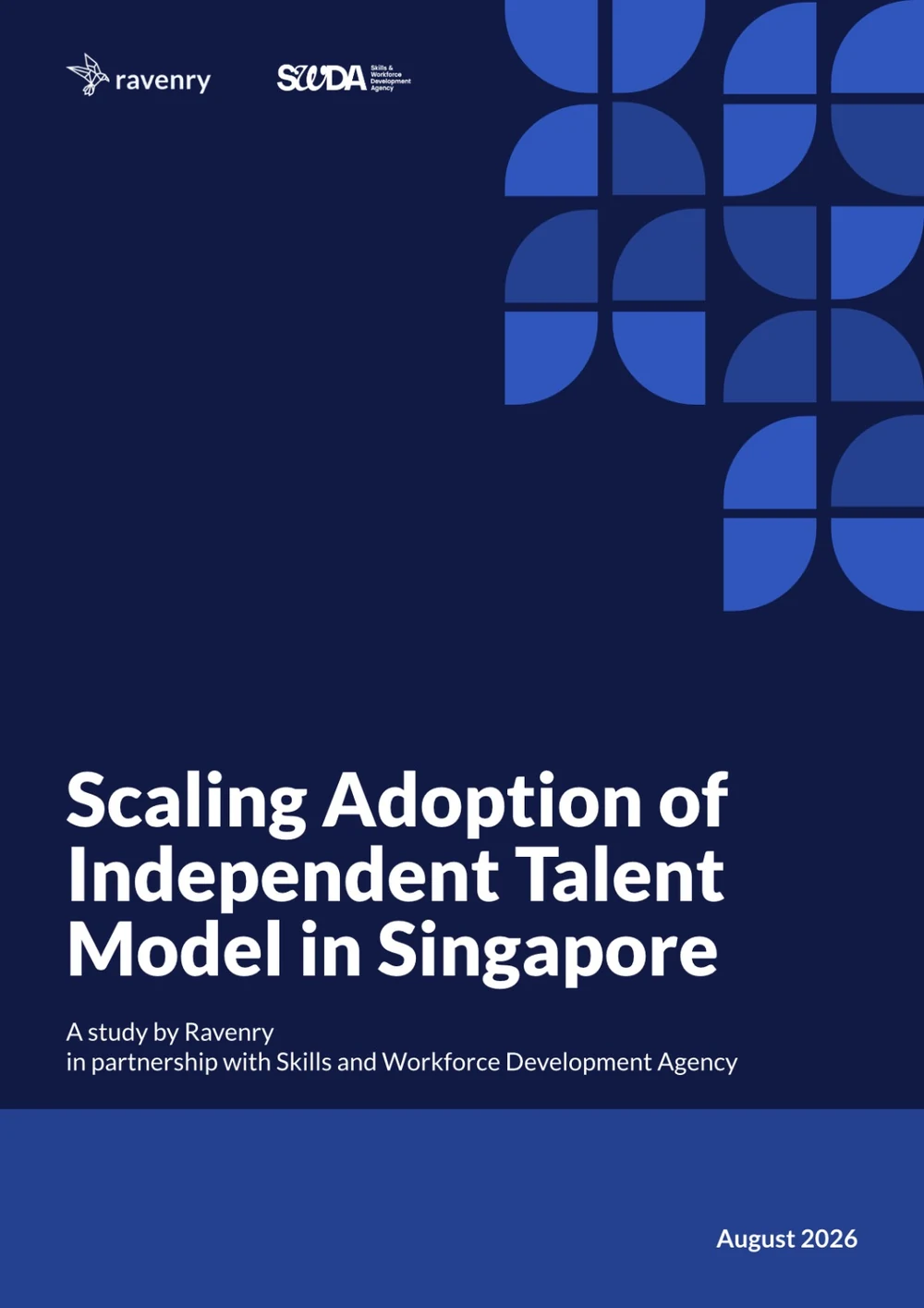 Cover of the report, Scaling Adoption of Independent Talent Model in Singapore
